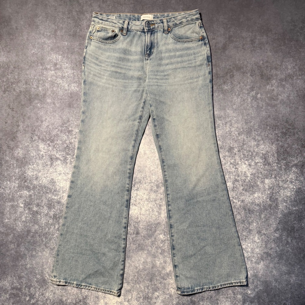 PacSun Low Rise Bootcut Jeans Size 27 Womens Light Blue Faded Denim Pants 27x31